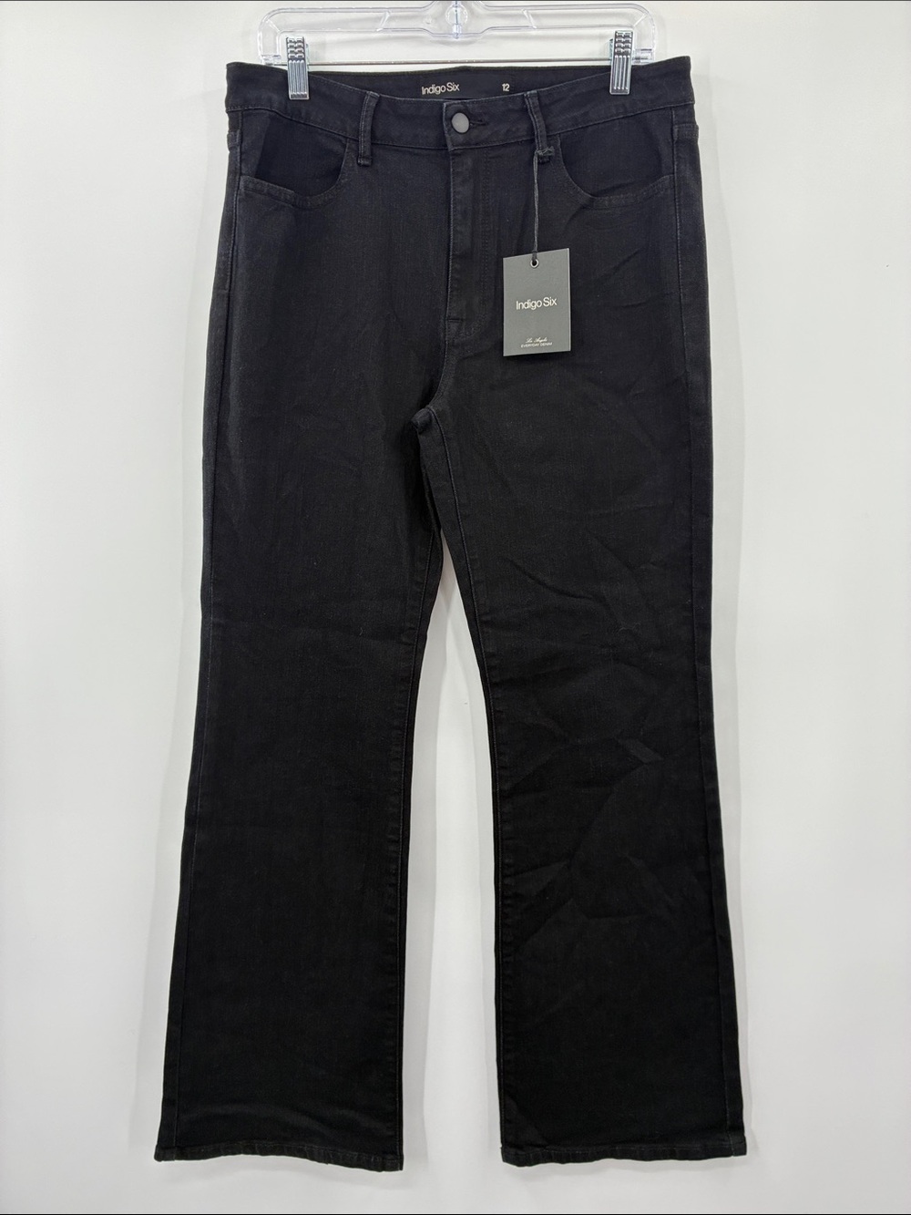 3for$20 Indigo Everyday Denim Black BootCut Jeans NWT size 12
